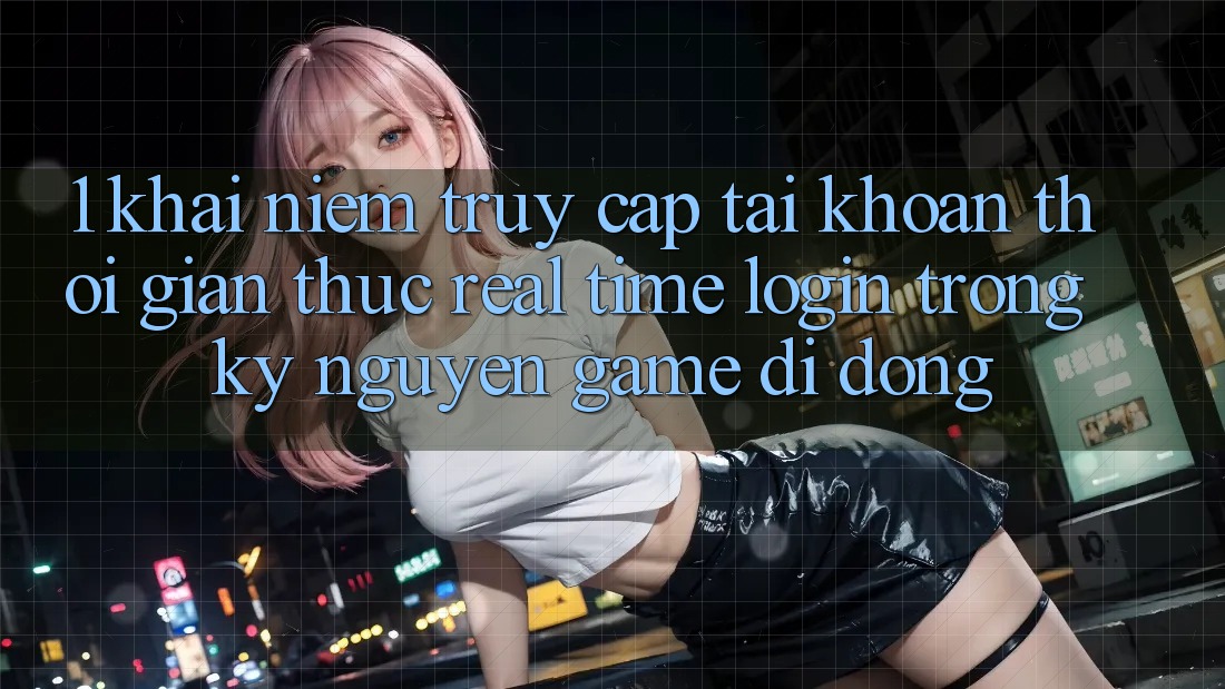 1. Khái Niệm Truy cập tài khoản Thời Gian Thực (Real-Time Login) Trong Kỷ Nguyên Game Di Động 1. Khái Niệm Truy cập tài khoản Thời Gian Thực (Real-Time Login) Trong Kỷ Nguyên Game Di Động