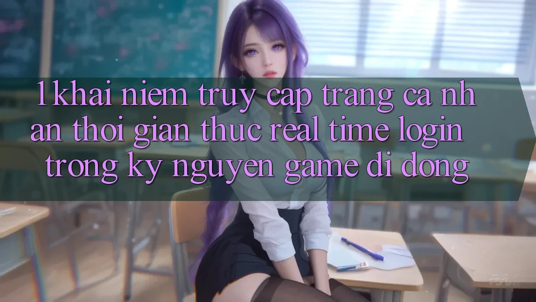 1. Khái Niệm Truy cập trang cá nhân Thời Gian Thực (Real-Time Login) Trong Kỷ Nguyên Game Di Động 1. Khái Niệm Truy cập trang cá nhân Thời Gian Thực (Real-Time Login) Trong Kỷ Nguyên Game Di Động