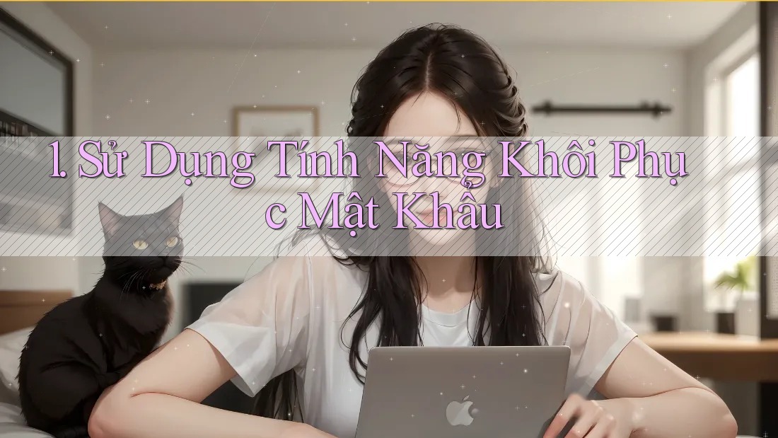 1. Sử Dụng Tính Năng Khôi Phục Mật Khẩu 1. Sử Dụng Tính Năng Khôi Phục Mật Khẩu
