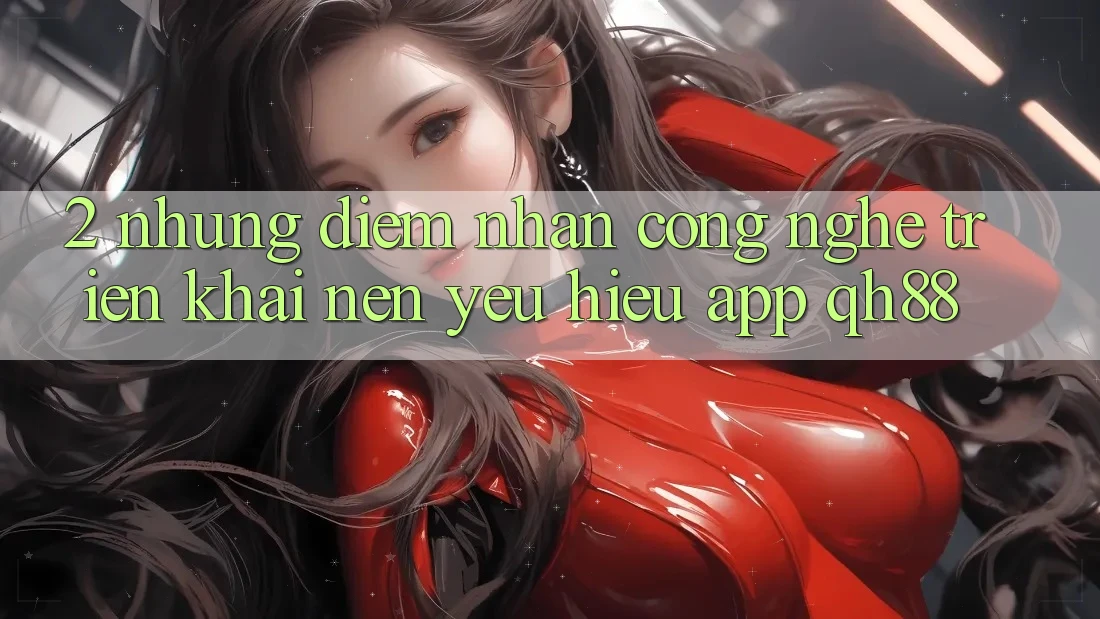 2. Những Điểm Nhấn Công Nghệ Triển khai Nên Yêu Hiệu App QH88 2. Những Điểm Nhấn Công Nghệ Triển khai Nên Yêu Hiệu App QH88