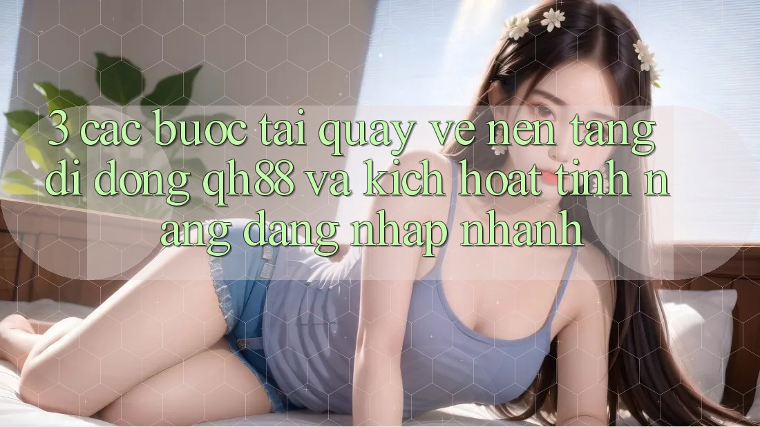3. Các bước Tải quay về Nền tảng di động QH88 Và Kích Hoạt Tính Năng Đăng nhập Nhanh