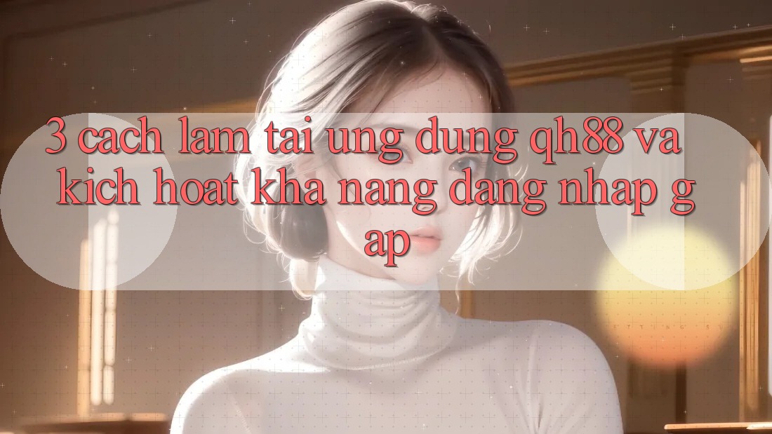 3. Cách làm Tải Ứng dụng QH88 Và Kích Hoạt Khả năng Đăng Nhập Gấp 3. Cách làm Tải Ứng dụng QH88 Và Kích Hoạt Khả năng Đăng Nhập Gấp