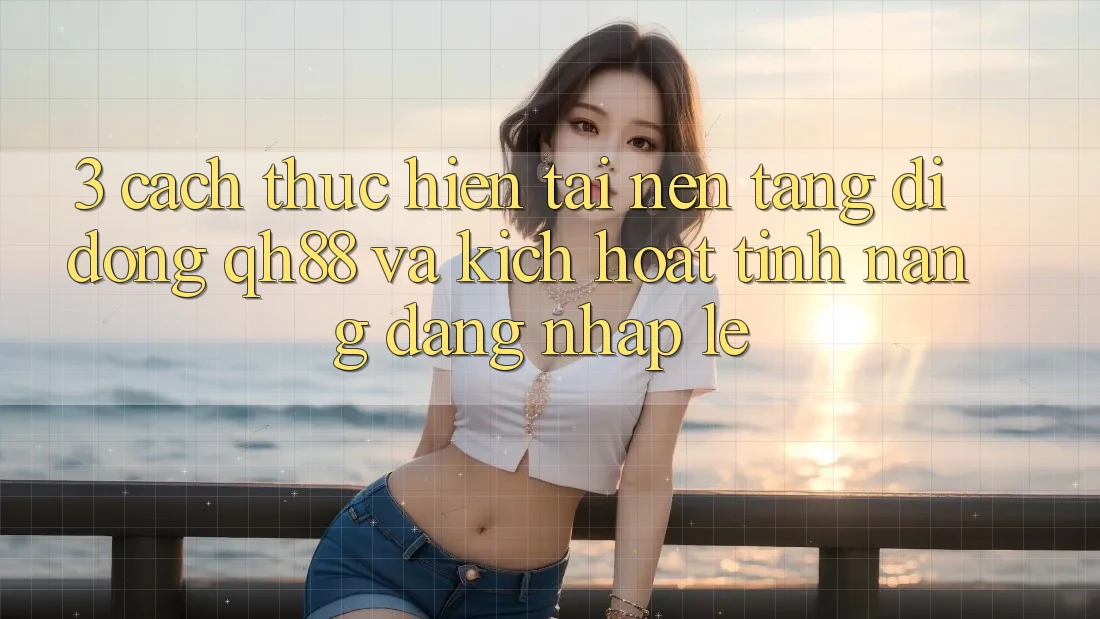 3. Cách thực hiện Tải Nền tảng di động QH88 Và Kích Hoạt Tính Năng Đăng Nhập Lẹ 3. Cách thực hiện Tải Nền tảng di động QH88 Và Kích Hoạt Tính Năng Đăng Nhập Lẹ