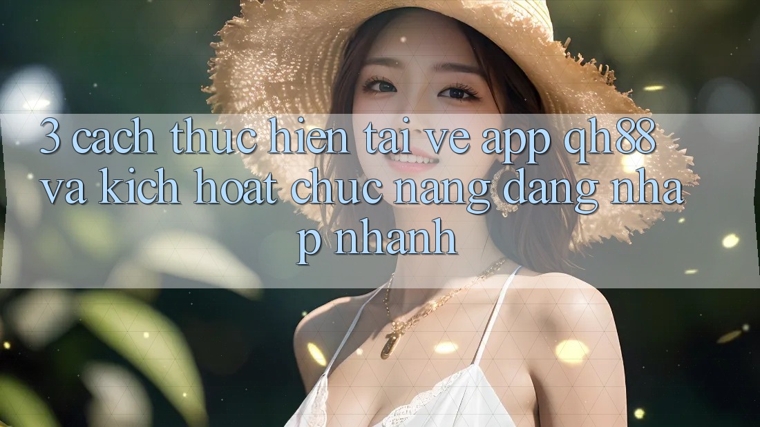 3. Cách thực hiện Tải về App QH88 Và Kích Hoạt Chức năng Đăng Nhập Nhanh 3. Cách thực hiện Tải về App QH88 Và Kích Hoạt Chức năng Đăng Nhập Nhanh