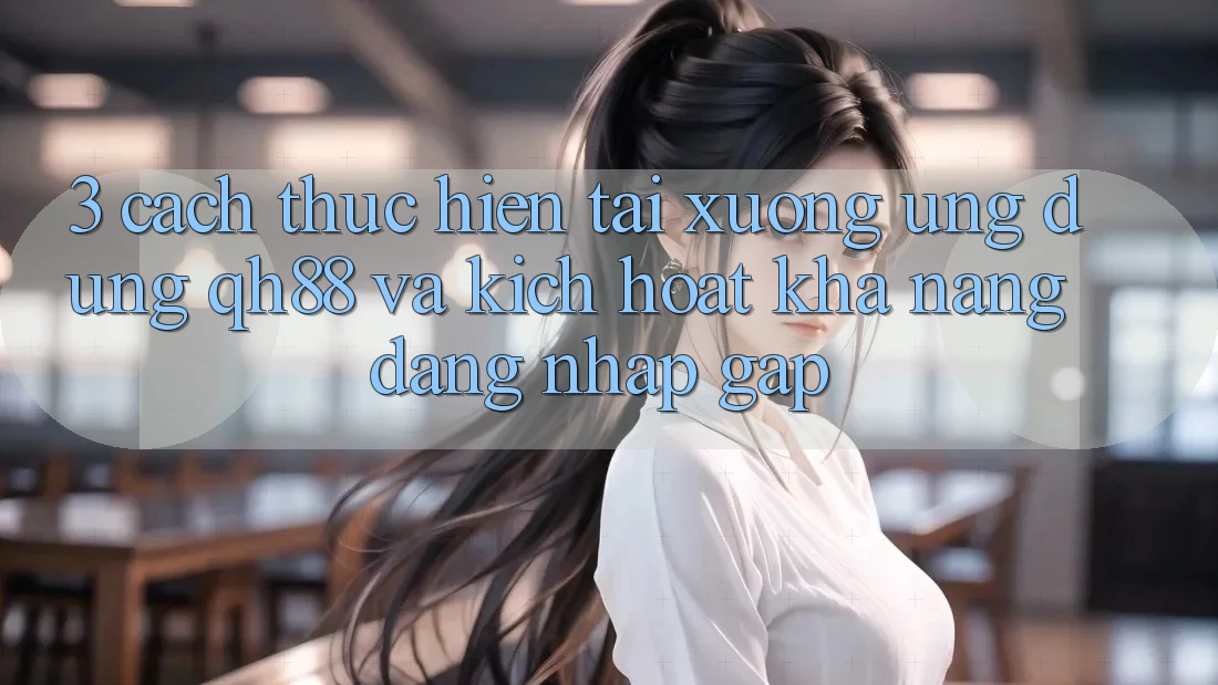 3. Cách thực hiện Tải xuống Ứng dụng QH88 Và Kích Hoạt Khả năng Đăng Nhập Gấp 3. Cách thực hiện Tải xuống Ứng dụng QH88 Và Kích Hoạt Khả năng Đăng Nhập Gấp
