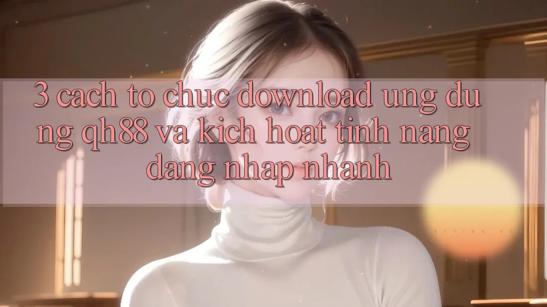 3. Cách tổ chức Download Ứng dụng QH88 Và Kích Hoạt Tính Năng Đăng Nhập Nhanh 3. Cách tổ chức Download Ứng dụng QH88 Và Kích Hoạt Tính Năng Đăng Nhập Nhanh