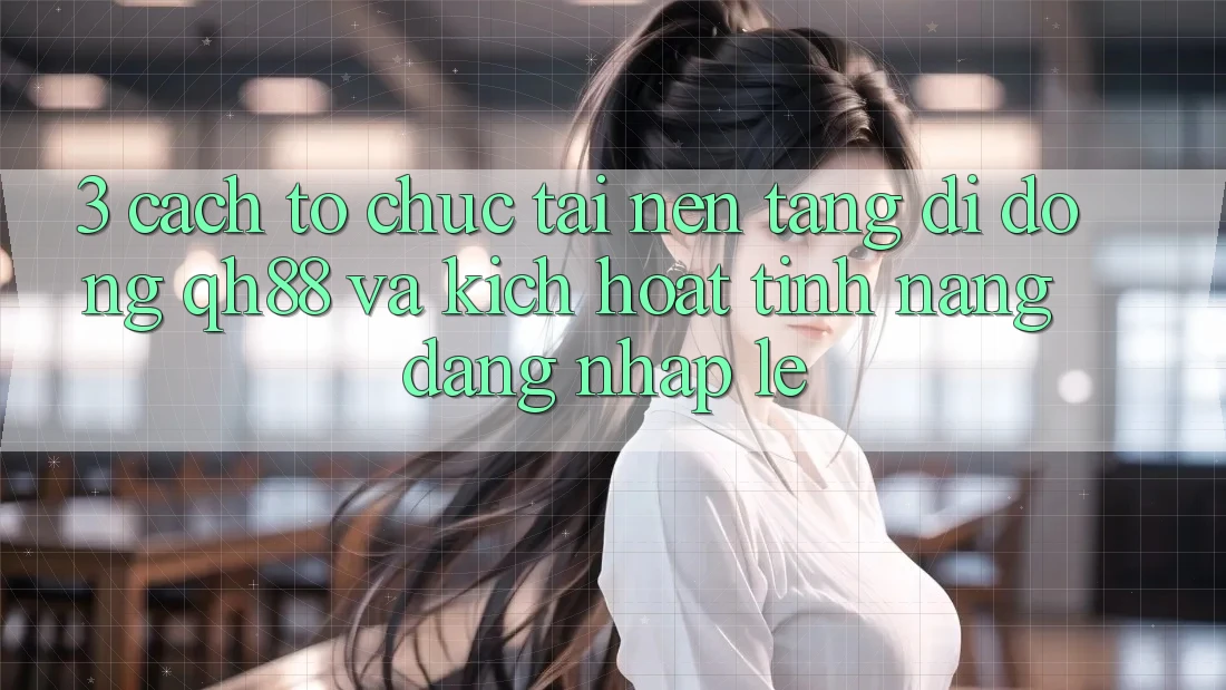 3. Cách tổ chức Tải Nền tảng di động QH88 Và Kích Hoạt Tính Năng Đăng Nhập Lẹ 3. Cách tổ chức Tải Nền tảng di động QH88 Và Kích Hoạt Tính Năng Đăng Nhập Lẹ