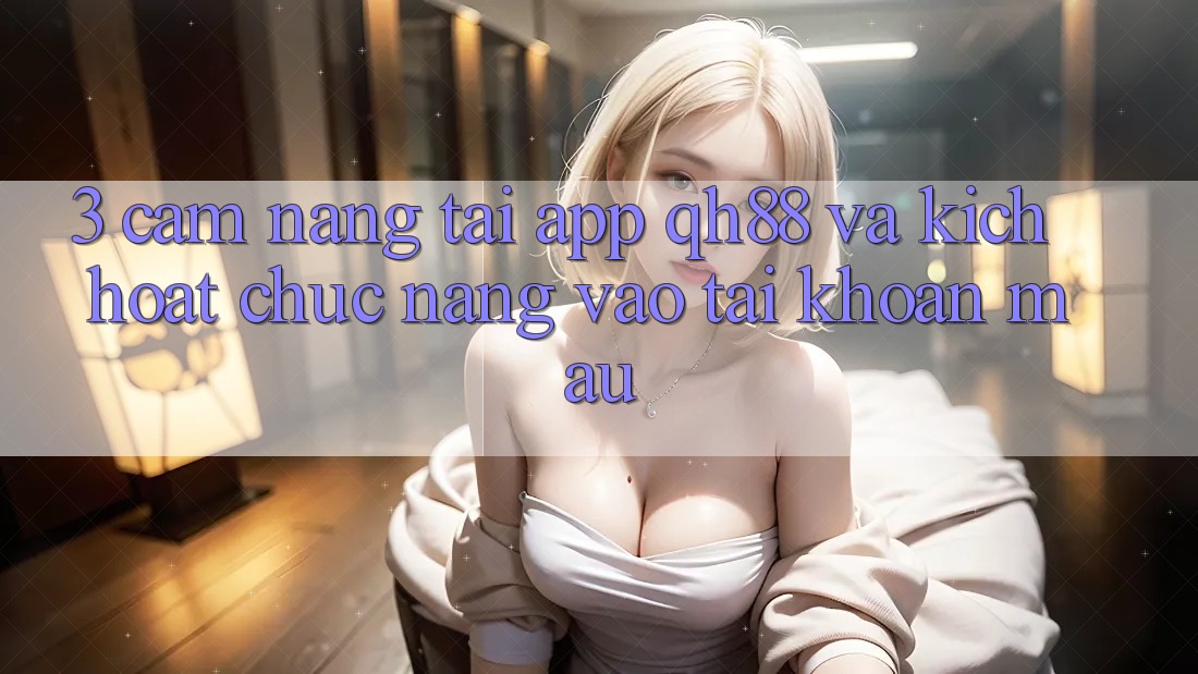 3. Cẩm nang Tải App QH88 Và Kích Hoạt Chức năng Vào tài khoản Mau 3. Cẩm nang Tải App QH88 Và Kích Hoạt Chức năng Vào tài khoản Mau