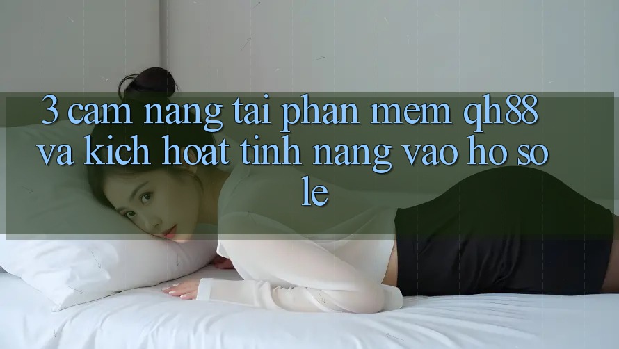 3. Cẩm nang Tải Phần mềm QH88 Và Kích Hoạt Tính Năng Vào hồ sơ Lẹ