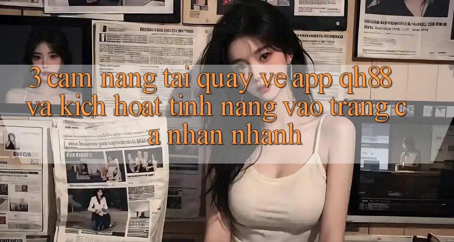 3. Cẩm nang Tải quay về App QH88 Và Kích Hoạt Tính Năng Vào trang cá nhân Nhanh
