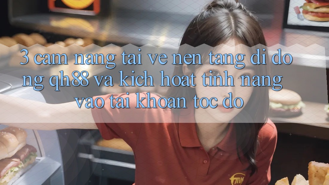 3. Cẩm nang Tải về Nền tảng di động QH88 Và Kích Hoạt Tính Năng Vào tài khoản Tốc độ 3. Cẩm nang Tải về Nền tảng di động QH88 Và Kích Hoạt Tính Năng Vào tài khoản Tốc độ