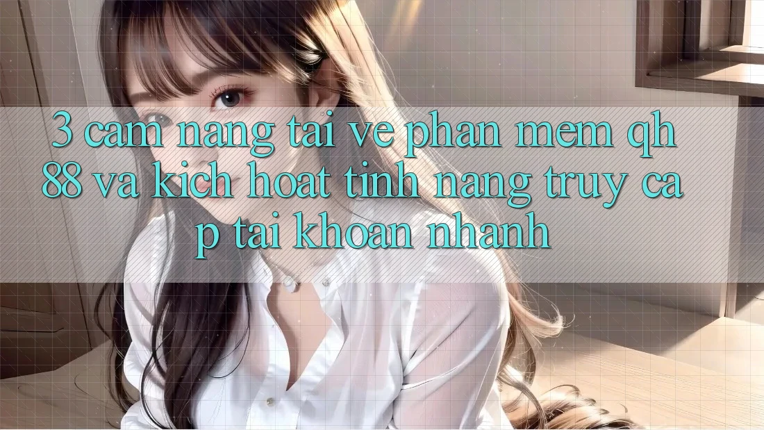 3. Cẩm nang Tải về Phần mềm QH88 Và Kích Hoạt Tính Năng Truy cập tài khoản Nhanh