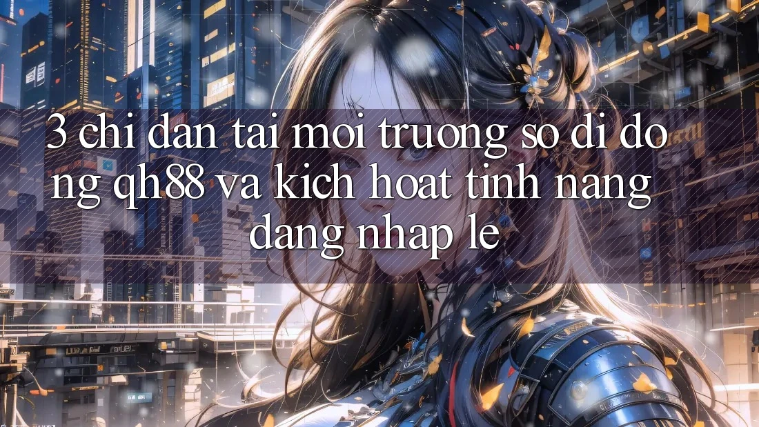 3. Chỉ dẫn Tải Môi trường số di động QH88 Và Kích Hoạt Tính Năng Đăng nhập Lẹ 3. Chỉ dẫn Tải Môi trường số di động QH88 Và Kích Hoạt Tính Năng Đăng nhập Lẹ