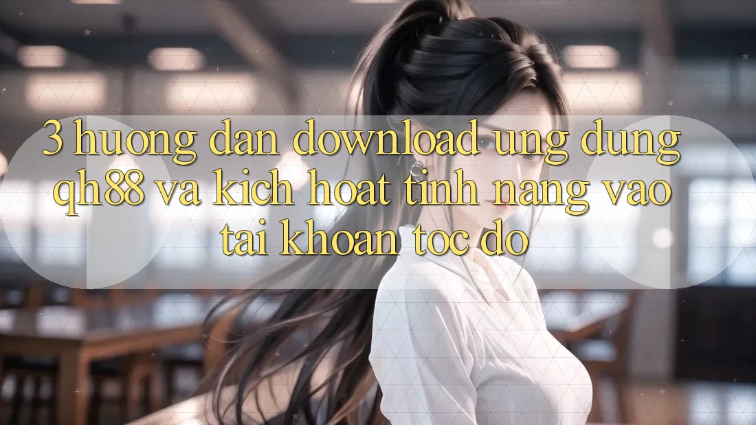 3. Hướng Dẫn Download Ứng dụng QH88 Và Kích Hoạt Tính Năng Vào tài khoản Tốc độ 3. Hướng Dẫn Download Ứng dụng QH88 Và Kích Hoạt Tính Năng Vào tài khoản Tốc độ