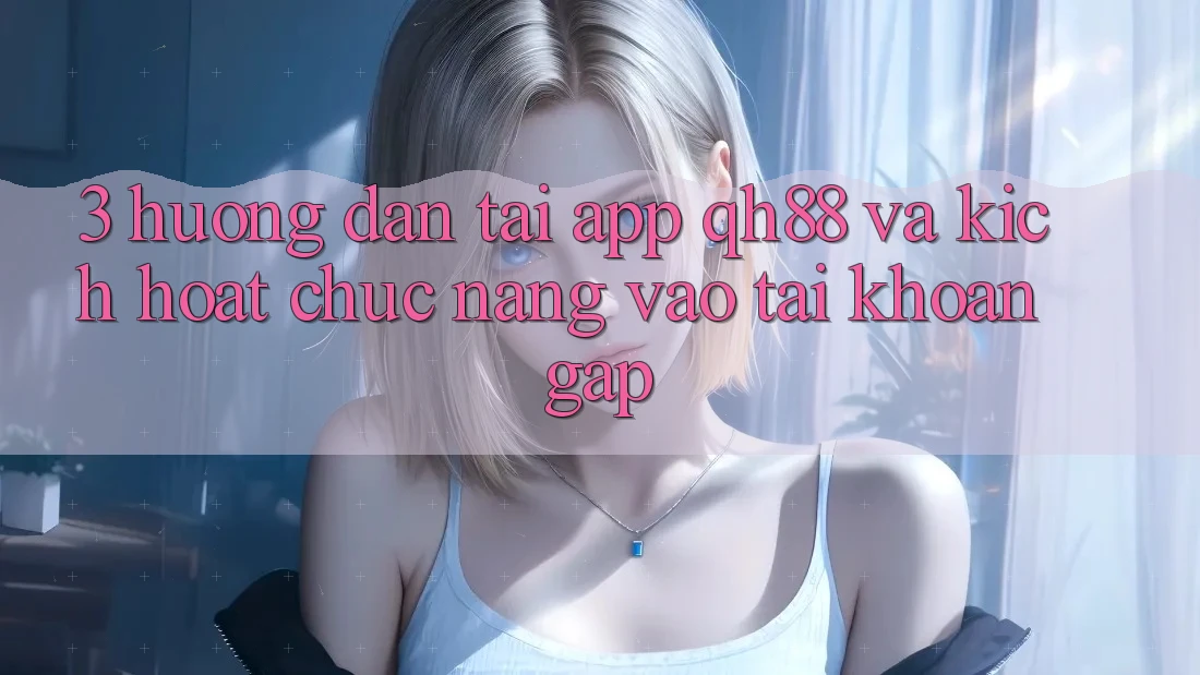 3. Hướng Dẫn Tải App QH88 Và Kích Hoạt Chức năng Vào tài khoản Gấp