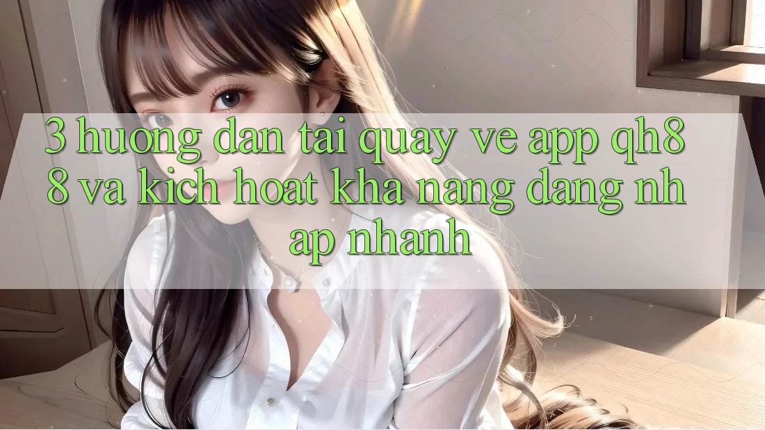 3. Hướng Dẫn Tải quay về App QH88 Và Kích Hoạt Khả năng Đăng Nhập Nhanh 3. Hướng Dẫn Tải quay về App QH88 Và Kích Hoạt Khả năng Đăng Nhập Nhanh