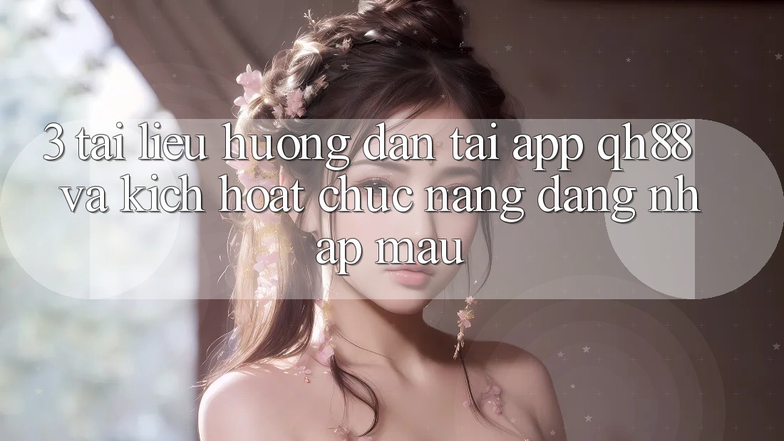 3. Tài liệu hướng dẫn Tải App QH88 Và Kích Hoạt Chức năng Đăng Nhập Mau 3. Tài liệu hướng dẫn Tải App QH88 Và Kích Hoạt Chức năng Đăng Nhập Mau