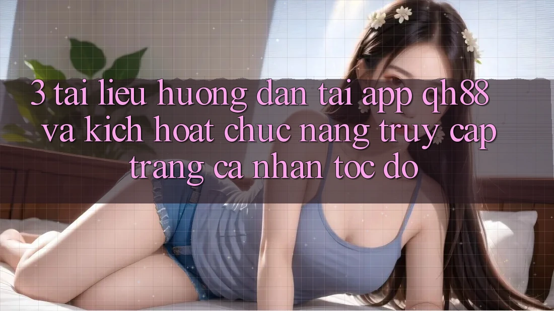 3. Tài liệu hướng dẫn Tải App QH88 Và Kích Hoạt Chức năng Truy cập trang cá nhân Tốc độ 3. Tài liệu hướng dẫn Tải App QH88 Và Kích Hoạt Chức năng Truy cập trang cá nhân Tốc độ