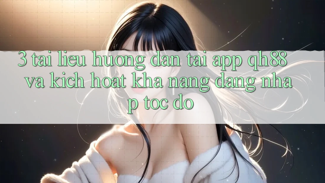 3. Tài liệu hướng dẫn Tải App QH88 Và Kích Hoạt Khả năng Đăng Nhập Tốc độ 3. Tài liệu hướng dẫn Tải App QH88 Và Kích Hoạt Khả năng Đăng Nhập Tốc độ