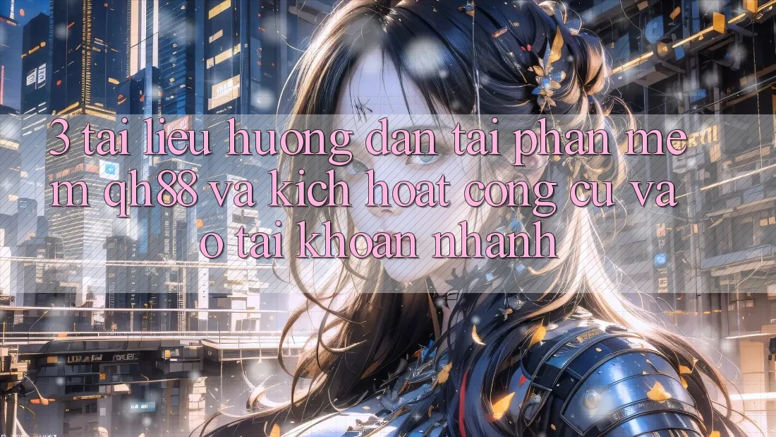 3. Tài liệu hướng dẫn Tải Phần mềm QH88 Và Kích Hoạt Công cụ Vào tài khoản Nhanh 3. Tài liệu hướng dẫn Tải Phần mềm QH88 Và Kích Hoạt Công cụ Vào tài khoản Nhanh