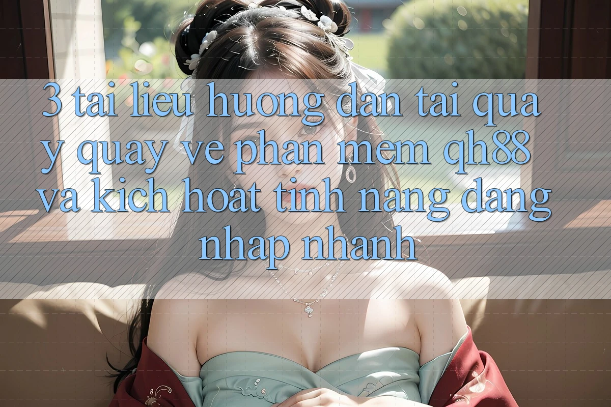 3. Tài liệu hướng dẫn Tải quay quay về Phần mềm QH88 Và Kích Hoạt Tính Năng Đăng Nhập Nhanh 3. Tài liệu hướng dẫn Tải quay quay về Phần mềm QH88 Và Kích Hoạt Tính Năng Đăng Nhập Nhanh