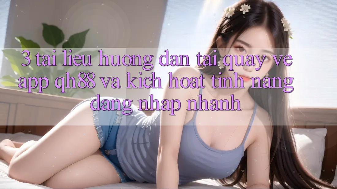 3. Tài liệu hướng dẫn Tải quay về App QH88 Và Kích Hoạt Tính Năng Đăng Nhập Nhanh 3. Tài liệu hướng dẫn Tải quay về App QH88 Và Kích Hoạt Tính Năng Đăng Nhập Nhanh