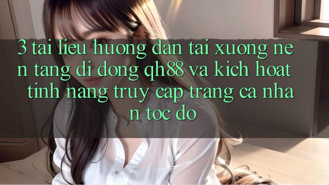 3. Tài liệu hướng dẫn Tải xuống Nền tảng di động QH88 Và Kích Hoạt Tính Năng Truy cập trang cá nhân Tốc độ 3. Tài liệu hướng dẫn Tải xuống Nền tảng di động QH88 Và Kích Hoạt Tính Năng Truy cập trang cá nhân Tốc độ