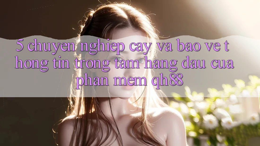 5. Chuyên nghiệp cậy Và Bảo vệ thông tin: Trọng Tâm Hàng Đầu Của Phần mềm QH88 5. Chuyên nghiệp cậy Và Bảo vệ thông tin: Trọng Tâm Hàng Đầu Của Phần mềm QH88