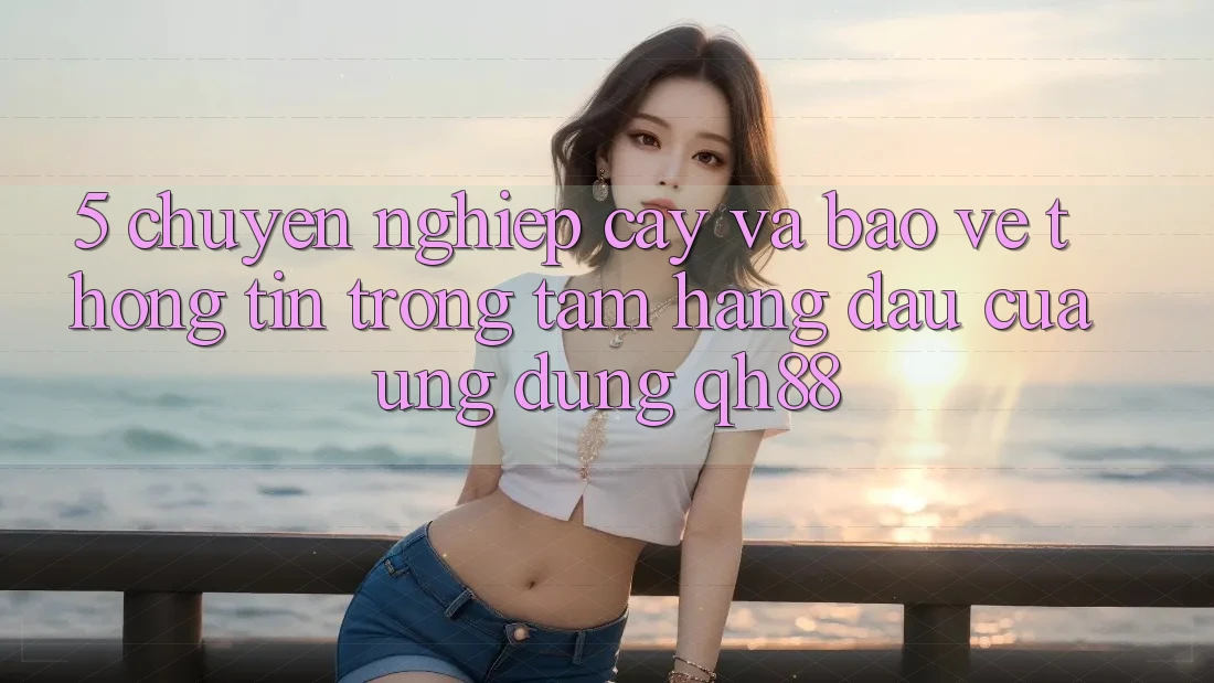 5. Chuyên nghiệp cậy Và Bảo vệ thông tin: Trọng Tâm Hàng Đầu Của Ứng Dụng QH88 5. Chuyên nghiệp cậy Và Bảo vệ thông tin: Trọng Tâm Hàng Đầu Của Ứng Dụng QH88
