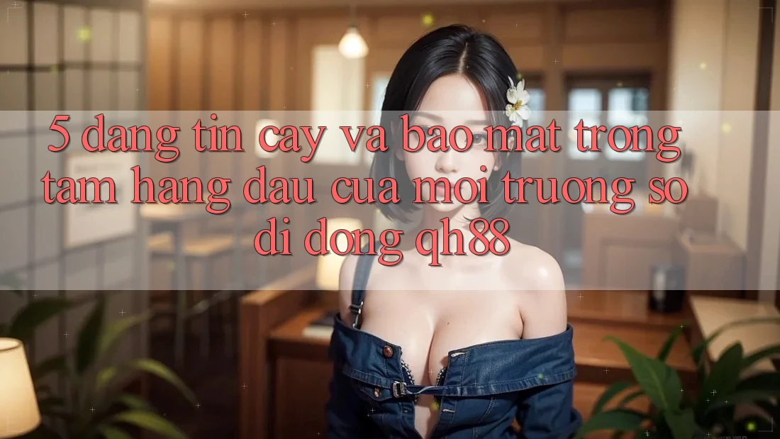 5. Đáng tin cậy Và Bảo Mật: Trọng Tâm Hàng Đầu Của Môi trường số di động QH88 5. Đáng tin cậy Và Bảo Mật: Trọng Tâm Hàng Đầu Của Môi trường số di động QH88