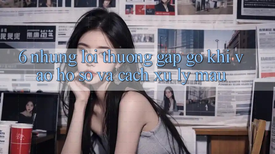 6. Những Lỗi Thường Gặp gỡ Khi Vào hồ sơ Và Cách Xử Lý Mau 6. Những Lỗi Thường Gặp gỡ Khi Vào hồ sơ Và Cách Xử Lý Mau