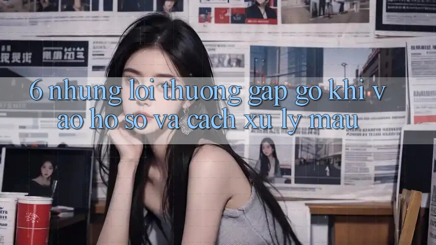 6. Những Lỗi Thường Gặp gỡ Khi Vào hồ sơ Và Cách Xử Lý Mau 6. Những Lỗi Thường Gặp gỡ Khi Vào hồ sơ Và Cách Xử Lý Mau