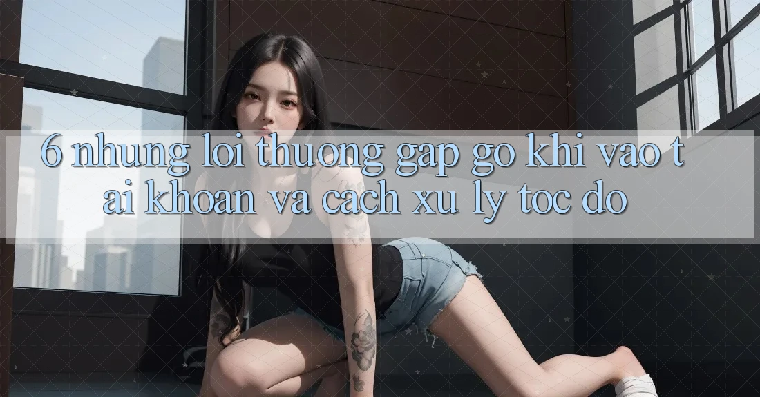6. Những Lỗi Thường Gặp gỡ Khi Vào tài khoản Và Cách Xử Lý Tốc độ 6. Những Lỗi Thường Gặp gỡ Khi Vào tài khoản Và Cách Xử Lý Tốc độ