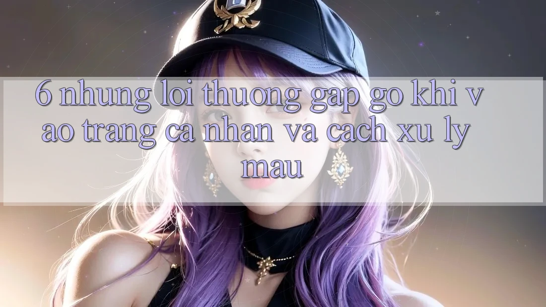 6. Những Lỗi Thường Gặp gỡ Khi Vào trang cá nhân Và Cách Xử Lý Mau
