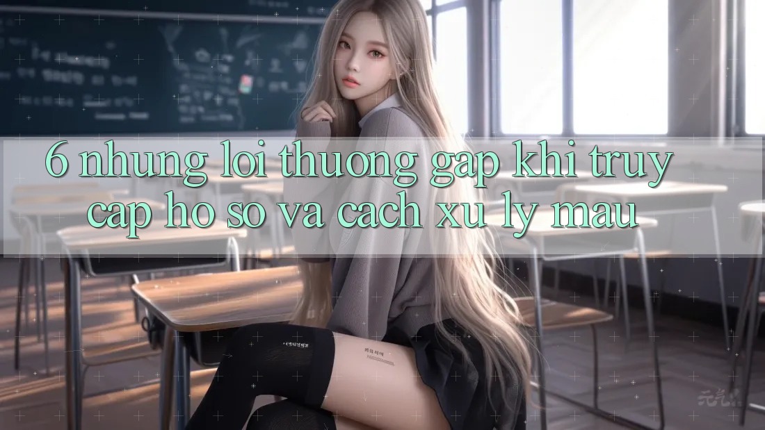 6. Những Lỗi Thường Gặp Khi Truy cập hồ sơ Và Cách Xử Lý Mau 6. Những Lỗi Thường Gặp Khi Truy cập hồ sơ Và Cách Xử Lý Mau