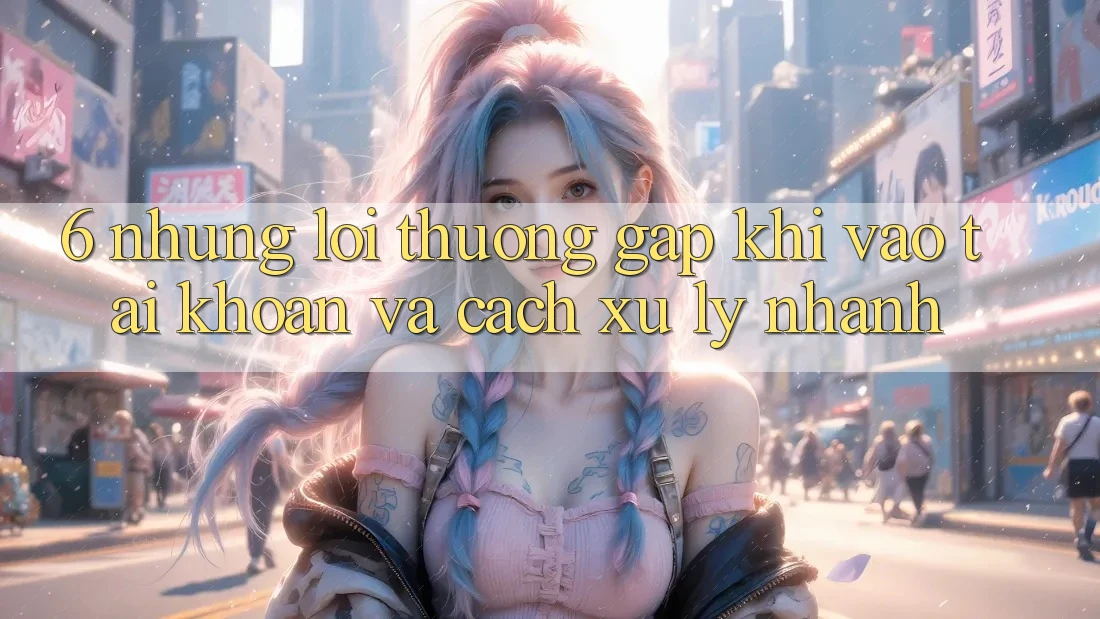 6. Những Lỗi Thường Gặp Khi Vào tài khoản Và Cách Xử Lý Nhanh 6. Những Lỗi Thường Gặp Khi Vào tài khoản Và Cách Xử Lý Nhanh