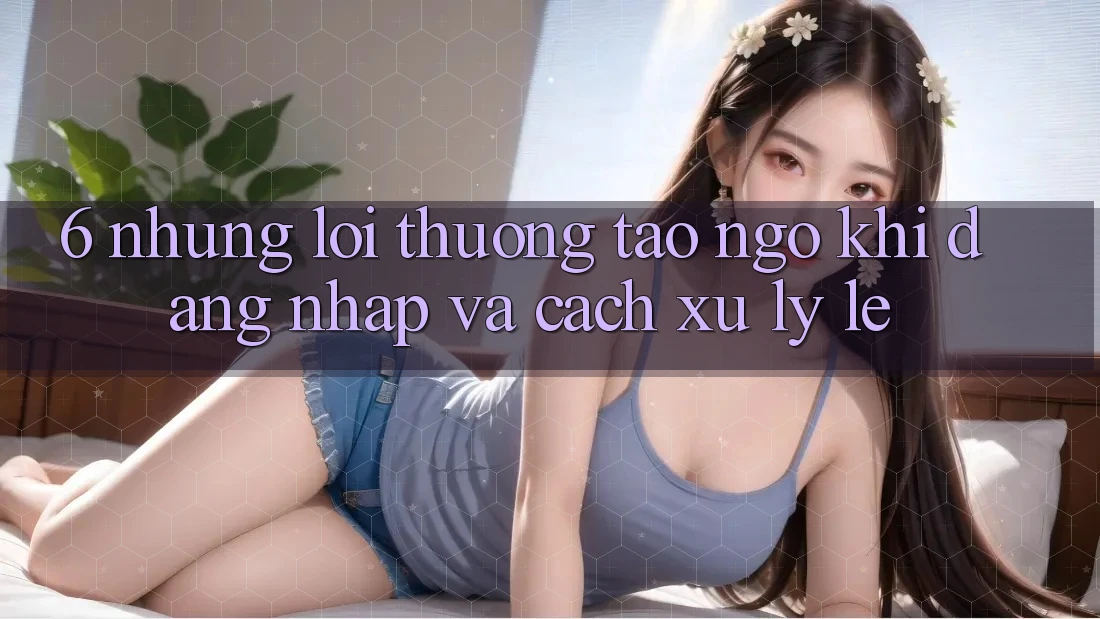 6. Những Lỗi Thường Tao ngộ Khi Đăng Nhập Và Cách Xử Lý Lẹ 6. Những Lỗi Thường Tao ngộ Khi Đăng Nhập Và Cách Xử Lý Lẹ