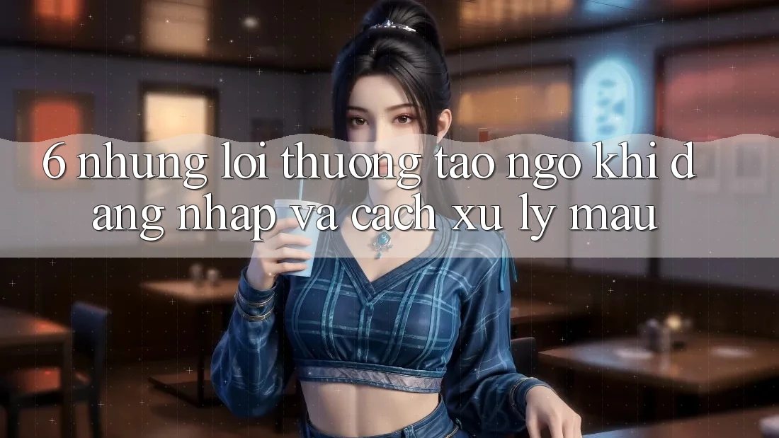 6. Những Lỗi Thường Tao ngộ Khi Đăng Nhập Và Cách Xử Lý Mau 6. Những Lỗi Thường Tao ngộ Khi Đăng Nhập Và Cách Xử Lý Mau
