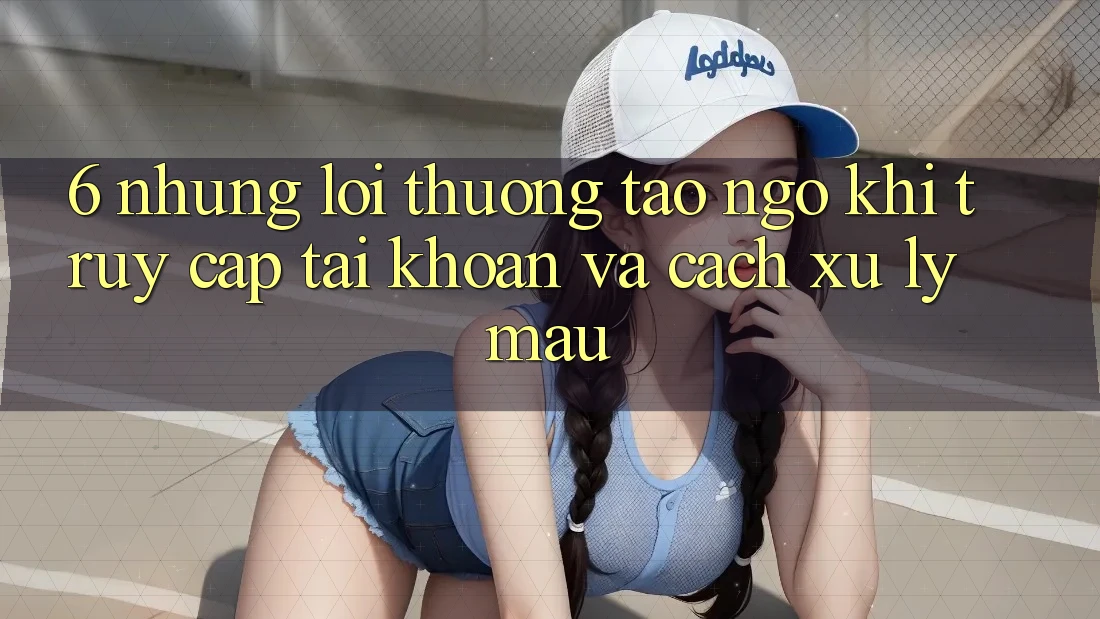 6. Những Lỗi Thường Tao ngộ Khi Truy cập tài khoản Và Cách Xử Lý Mau 6. Những Lỗi Thường Tao ngộ Khi Truy cập tài khoản Và Cách Xử Lý Mau