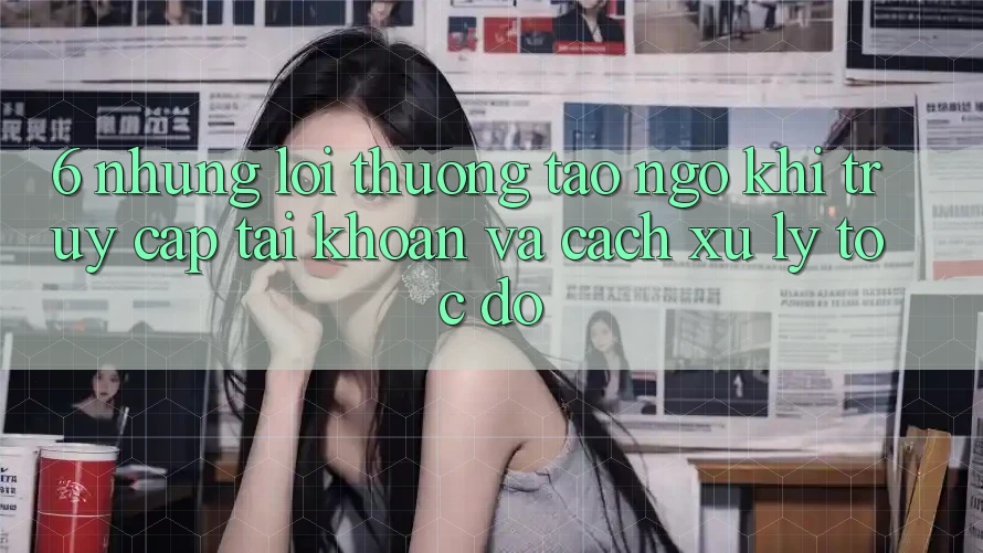 6. Những Lỗi Thường Tao ngộ Khi Truy cập tài khoản Và Cách Xử Lý Tốc độ 6. Những Lỗi Thường Tao ngộ Khi Truy cập tài khoản Và Cách Xử Lý Tốc độ