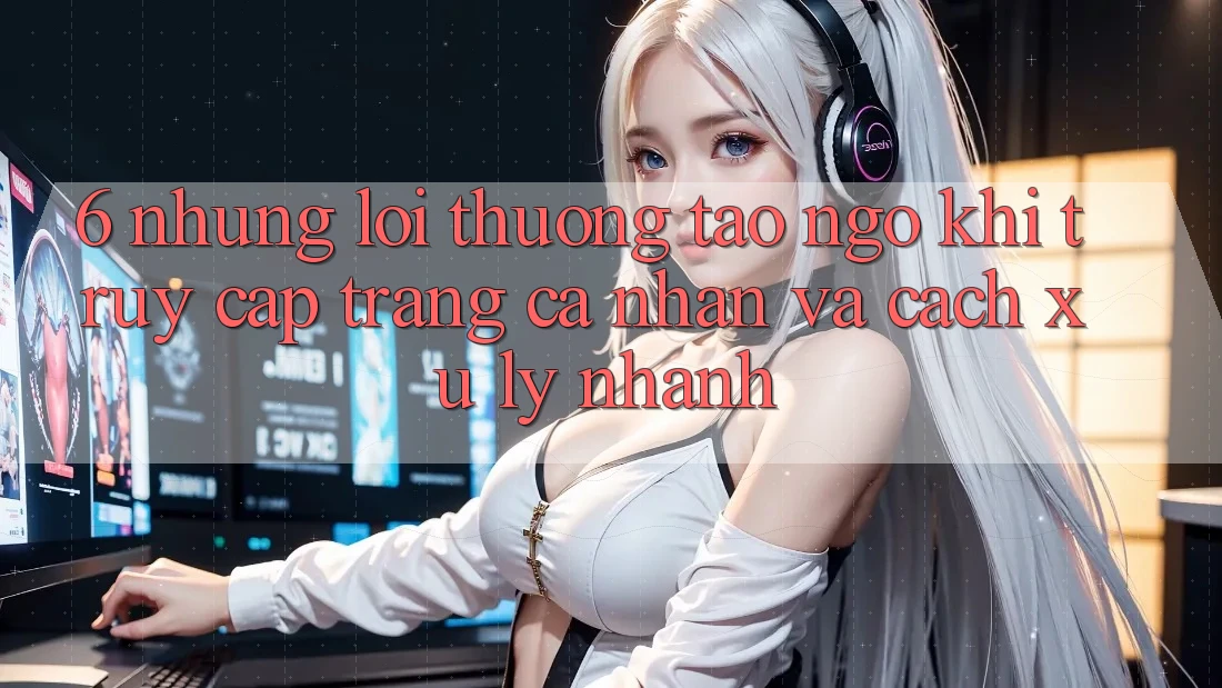 6. Những Lỗi Thường Tao ngộ Khi Truy cập trang cá nhân Và Cách Xử Lý Nhanh 6. Những Lỗi Thường Tao ngộ Khi Truy cập trang cá nhân Và Cách Xử Lý Nhanh