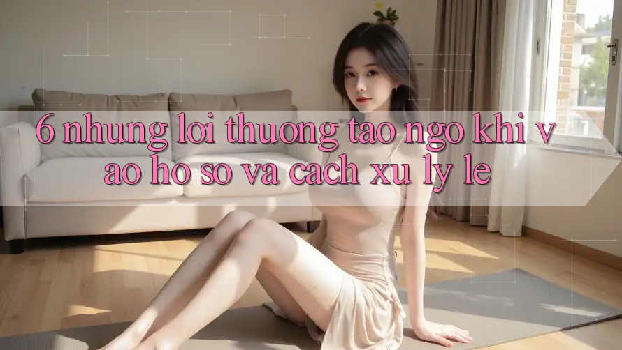 6. Những Lỗi Thường Tao ngộ Khi Vào hồ sơ Và Cách Xử Lý Lẹ