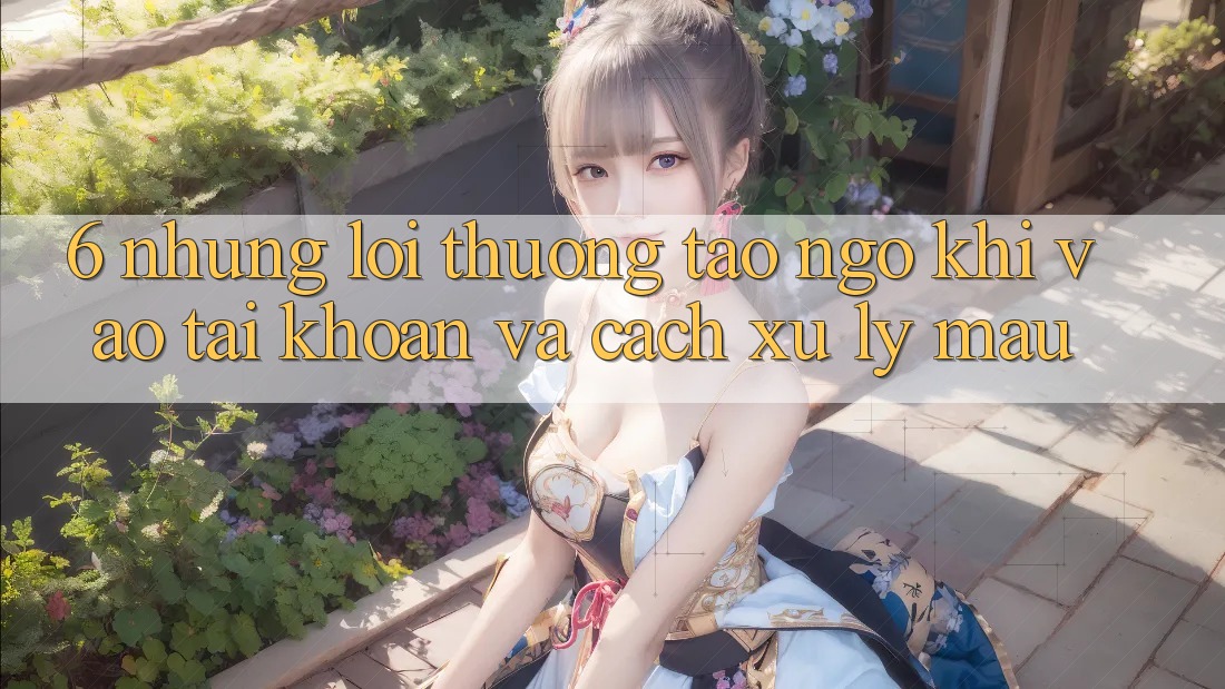 6. Những Lỗi Thường Tao ngộ Khi Vào tài khoản Và Cách Xử Lý Mau