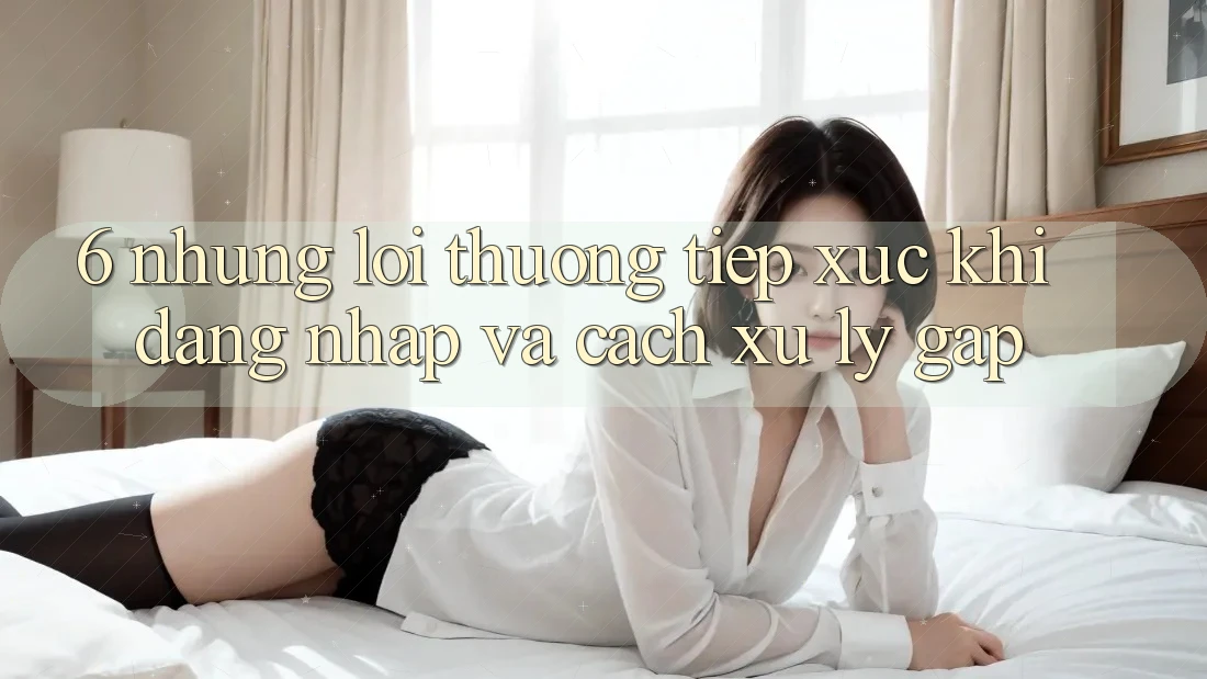 6. Những Lỗi Thường Tiếp xúc Khi Đăng Nhập Và Cách Xử Lý Gấp 6. Những Lỗi Thường Tiếp xúc Khi Đăng Nhập Và Cách Xử Lý Gấp