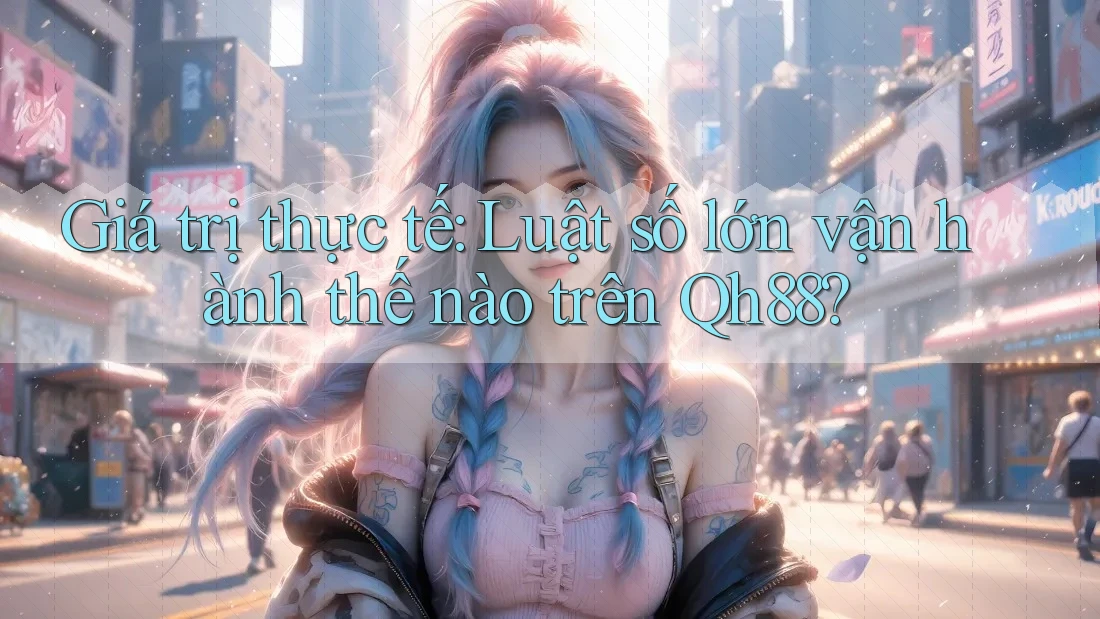 Giá trị thực tế: Luật số lớn vận hành thế nào trên Qh88? Giá trị thực tế: Luật số lớn vận hành thế nào trên Qh88?