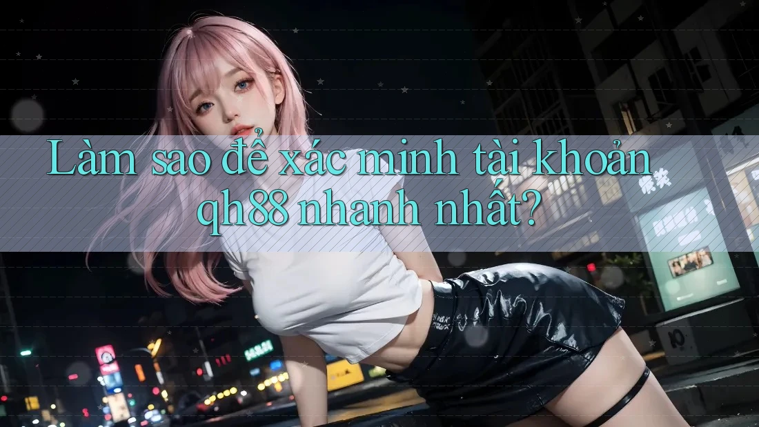 Làm sao để xác minh tài khoản qh88 nhanh nhất? Làm sao để xác minh tài khoản qh88 nhanh nhất?