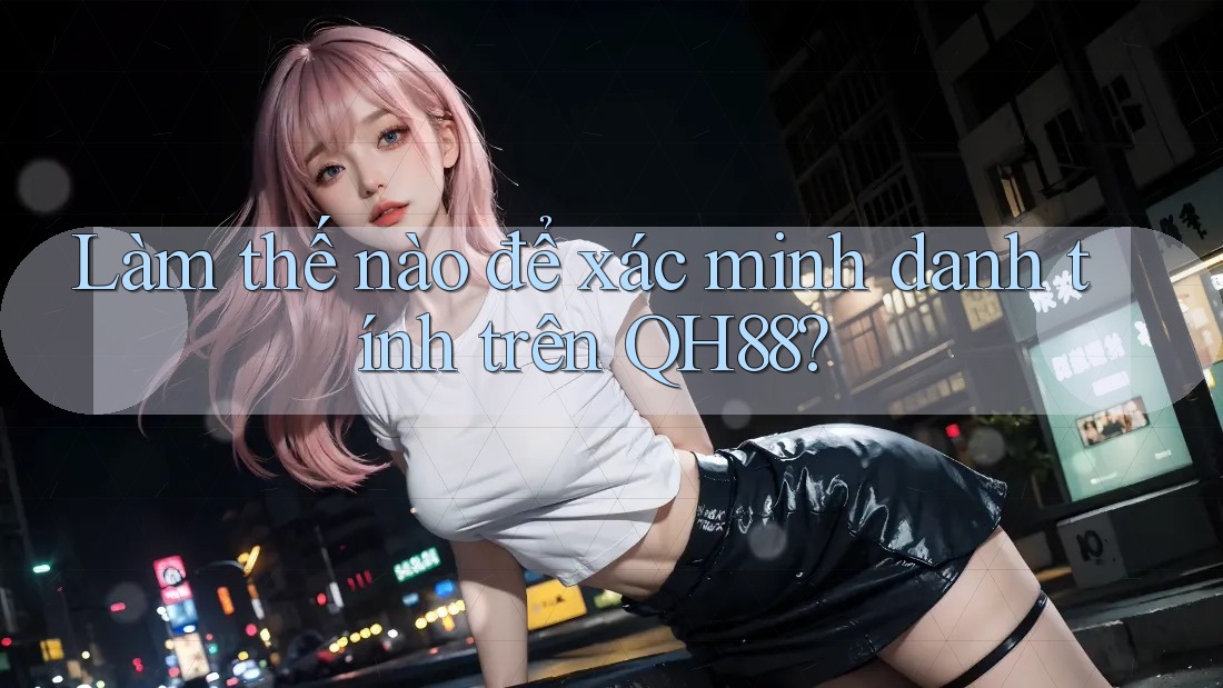 Làm thế nào để xác minh danh tính trên QH88? Làm thế nào để xác minh danh tính trên QH88?