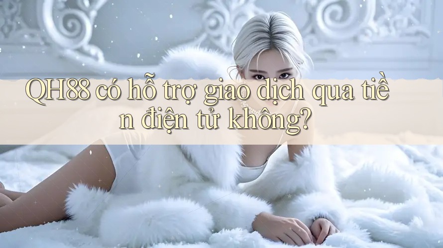 QH88 có hỗ trợ giao dịch qua tiền điện tử không? QH88 có hỗ trợ giao dịch qua tiền điện tử không?