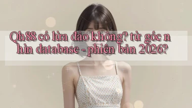 Qh88 có lừa đảo không từ góc nhìn database   phiên bản 2026