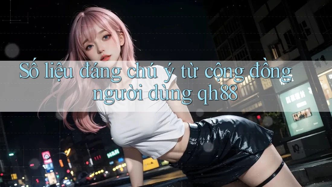 Số liệu đáng chú ý từ cộng đồng người dùng qh88 Số liệu đáng chú ý từ cộng đồng người dùng qh88